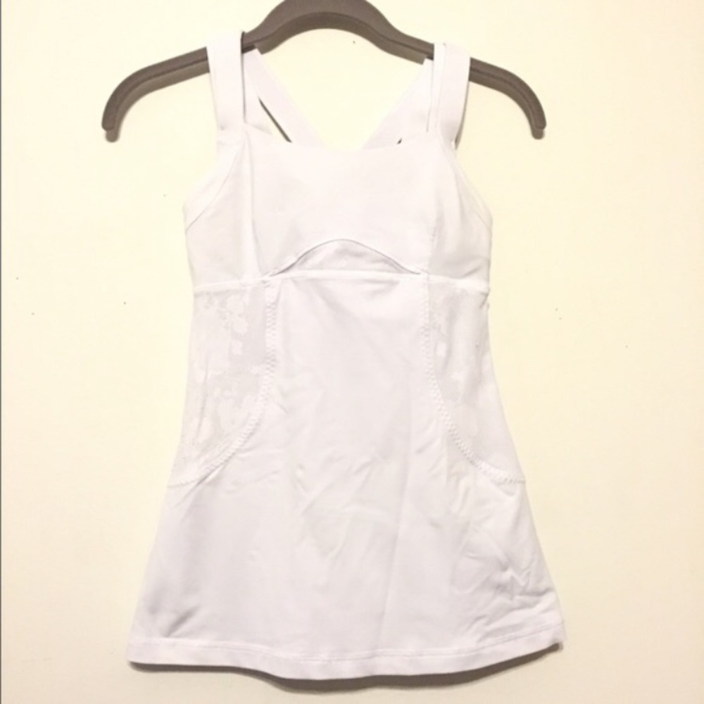 Lululemon Floral Mesh Tank Top
